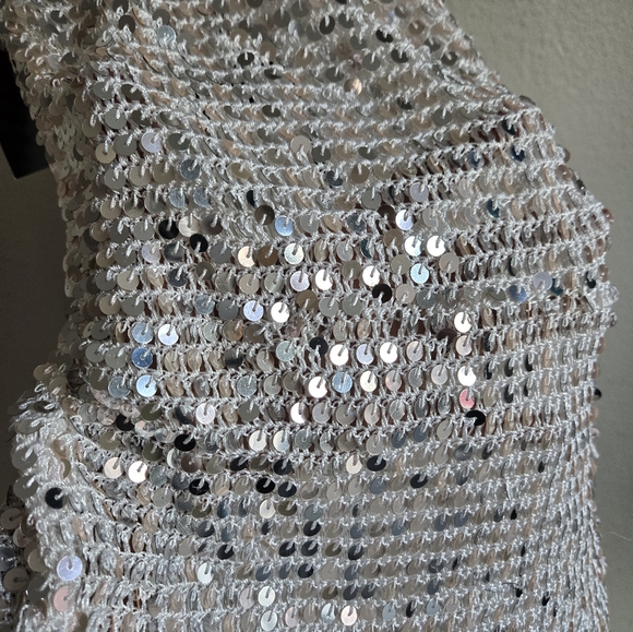 Retrofete Elliana Sequin Crochet Dress - Picture 10 of 12